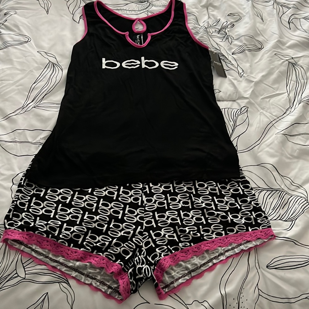 BeBe Pajama Set - top (NWT) and bottom ((NWOT)